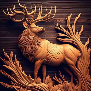 3D model elk (STL)